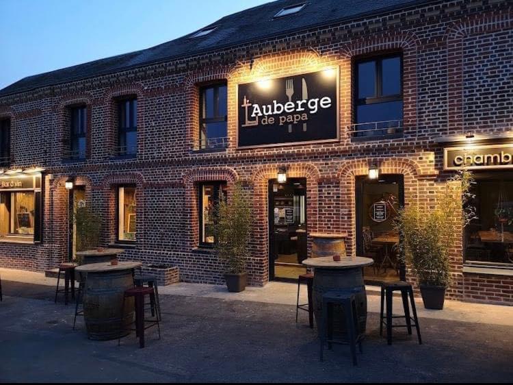 L'Auberge De Papa Auzouville-sur-Ry Bagian luar foto